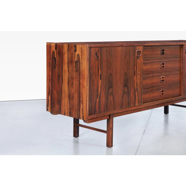 Mid-Century Modern Mid-Century Modern Rosewood "Ladoga" Credenza by Erik Wortz For Sale - Image 3 of 12