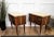 Italian Art Deco Nightstands in Burl Veneer Wood with Marble Top, 1950s, Set of 2 For Sale - Image 9 of 10