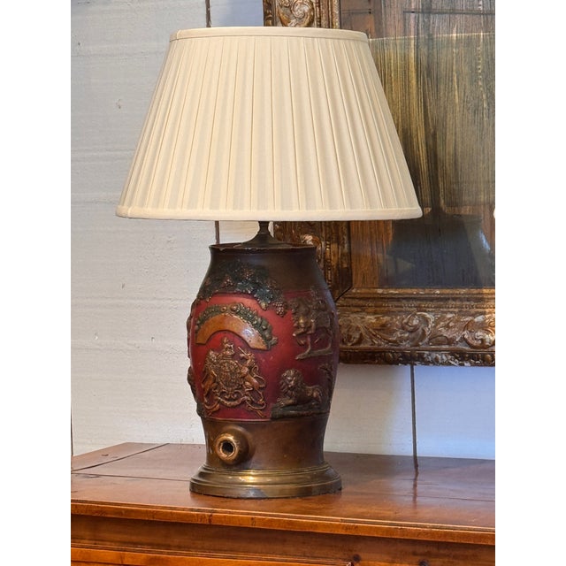 19th Century Whisky Cask Lamps - a Pair For Sale - Image 4 of 16