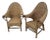 1920s English Wicker & Rattan Armchairs, Attributed to Dryad & Co. - Set of 2 For Sale