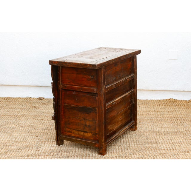 Antique Chinese Carved Six-Drawer Dresser For Sale - Image 11 of 12