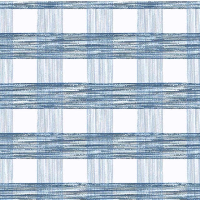 Gin Lane Swedish Blue Wallpaper Sample For Sale