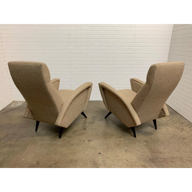 Sculptural Italian Lounge Chairs For Sale In Dallas - Image 6 of 12