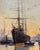 Pair of 19th Century Sailboat Oil Paintings Signed a Michel for E. Galien-Laloue For Sale - Image 10 of 13