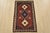 Cabin Yalameh Rug 1’10” X 2’11” Red Wool Vintage Tribal Hand-Knotted Carpet For Sale - Image 3 of 8