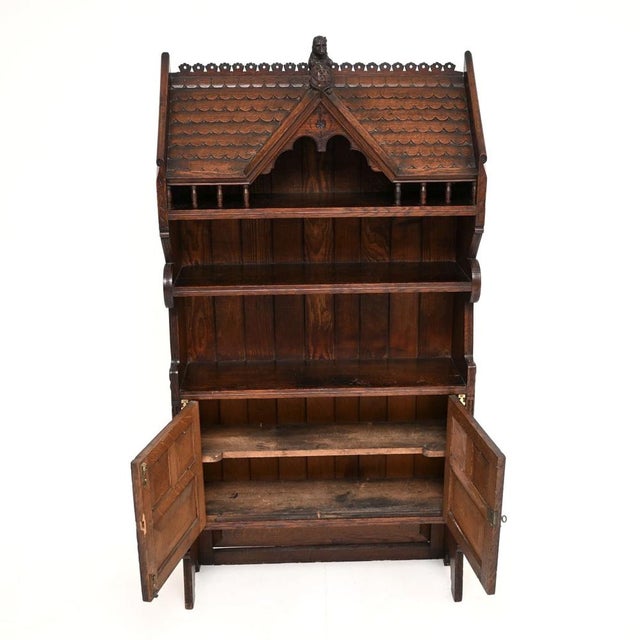 Antique Aesthetic Movement Cabinet by John Moyr Smith, 1880 For Sale - Image 3 of 18