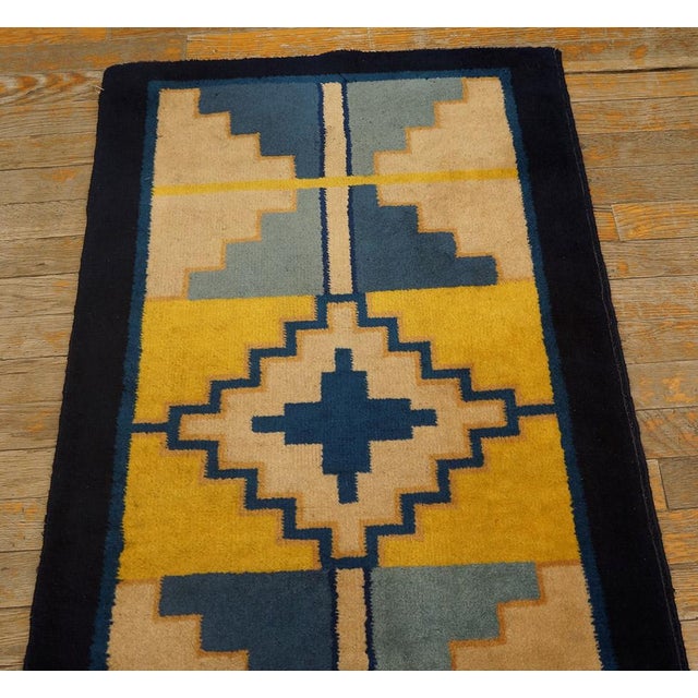 1920s Chinese Art Deco Rug For Sale - Image 4 of 9