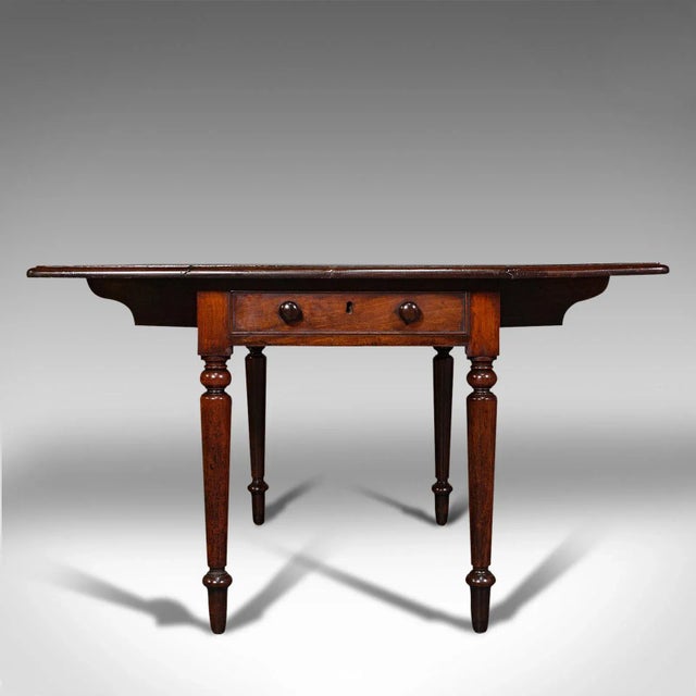 Early 19th Century C.1820 Regency English Mahogany Pembroke Extending Dining Table For Sale - Image 5 of 13