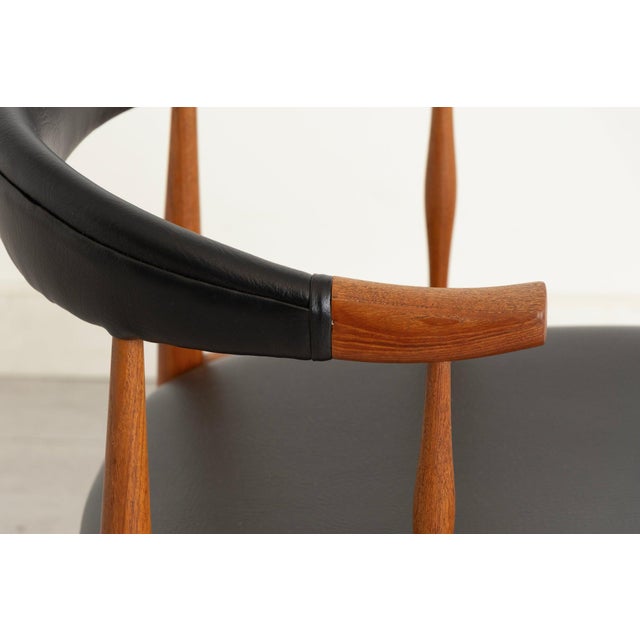 Wood Mid-Century Danish Model BA113 Dining Chairs in Teak by Johannes Andersen for BRDR, 1965, Set of 8 For Sale - Image 7 of 10