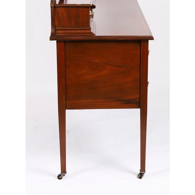 Antique Edwardian Mahogany Dressing Table & Mirror, 1900s For Sale - Image 3 of 18