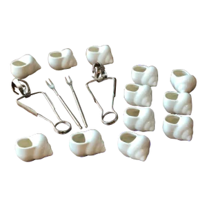 Vintage French Escargot Pots and Utensils-16 Piece Set
