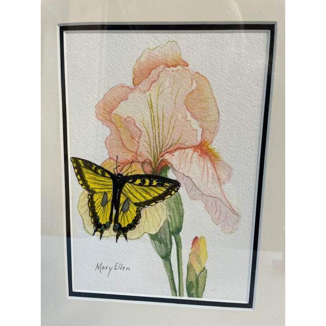 Vintage Framed and Matted Watercolor Signed For Sale - Image 4 of 7