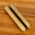Wood Mid Century Modern Wall Clock Teak Pendulum Weights Brixon Denmark Chime For Sale - Image 7 of 10