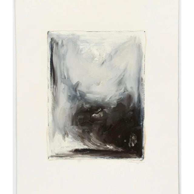Sarah Amos, Contemporary Abstract Landscape Monotype Painting Sarah Amos, 1995 For Sale - Image 10 of 10