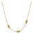 Natural Peridot Station Necklace | August Birthstone Necklace | Minimalist Bezel Set Layering Stackable Necklace For Sale