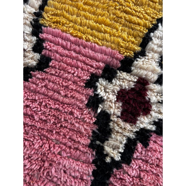 Red Moroccan Boujad Runner Rug, 1990 For Sale - Image 8 of 12