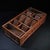 Mid 20th Century Vintage Chinese Hardwood Box | Carved Lotus Motif Ten-Drawer Storage Chest For Sale - Image 5 of 9