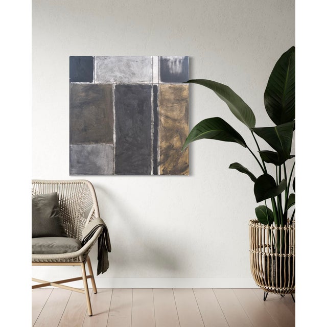 Separation by J. Kent Martin is a minimalist composition defined by layered neutrals—soft gray, taupe, and...