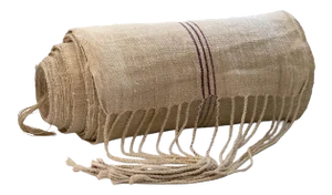 Red Striped French Linen Roll