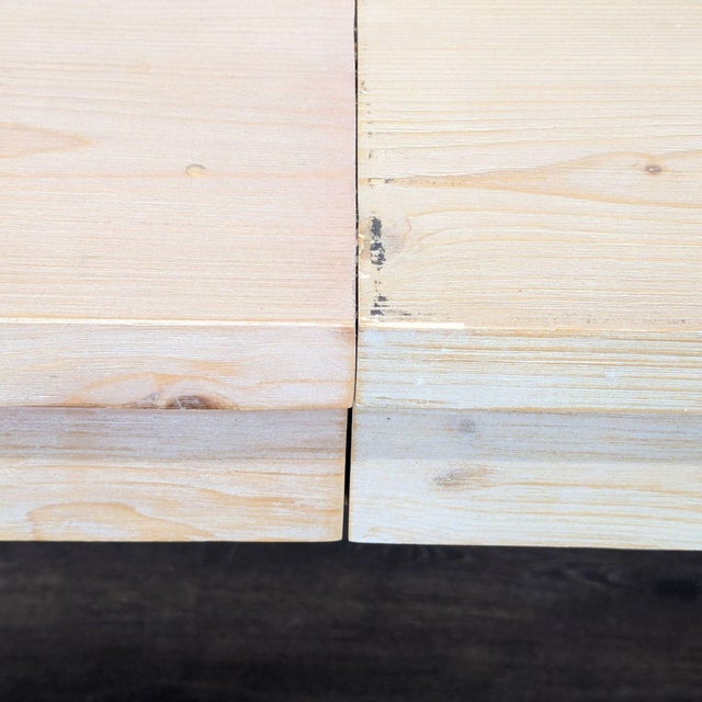 Pottery Barn Folsom Storage Extendable Dining Table For Sale - Image 11 of 13