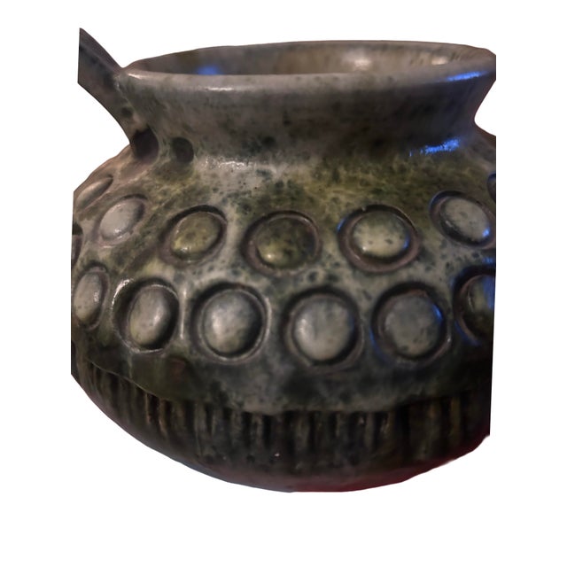 1960s Alvino Bagni ‘Seascape’ Wide Pitcher With Handle in a Rare Color Way For Sale - Image 5 of 7