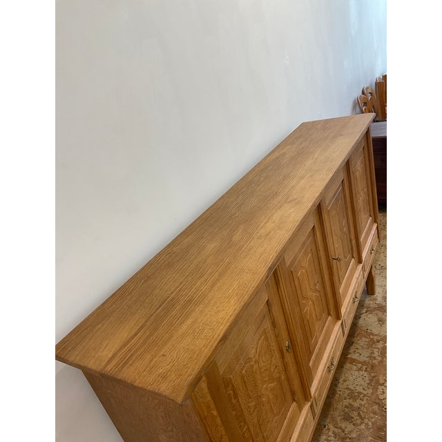 Henning Kjaernulf 1970s Mid-Century Danish Oak Sideboard by Henning Kjaernulf, Attributed For Sale - Image 4 of 15