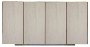 Gray Velvet Sideboard by Mascia Meccani for Meccani Design, 2023