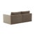 Willow Taupe Modular Performance Velvet Loveseat For Sale - Image 4 of 6