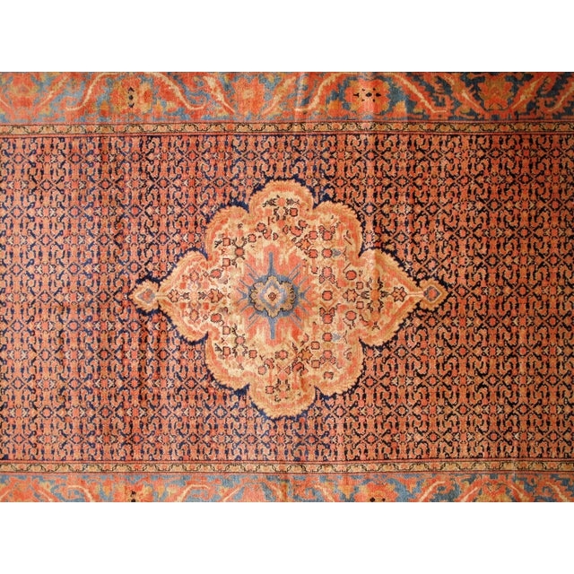 Persian Early 20th Century Antique Persian Ferahan Rug - 6′10″ × 13′2″ For Sale - Image 3 of 6