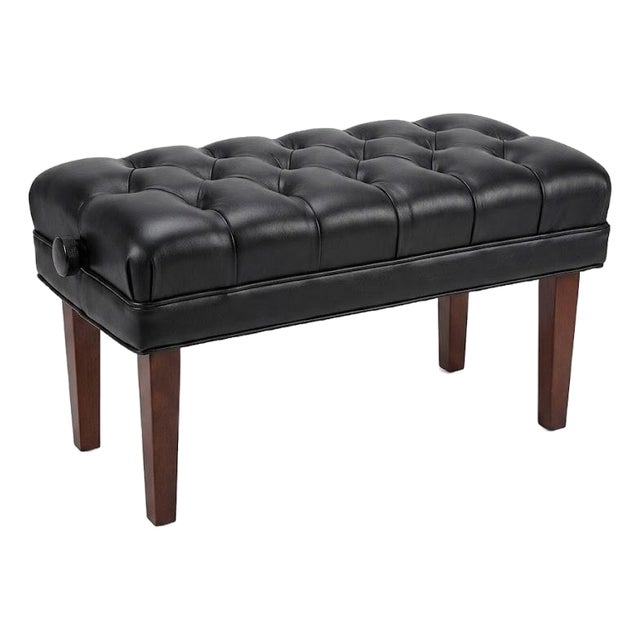 Paul L. Jansen & Son Model 127 Genuine Leather Duet Artist Piano Bench For Sale