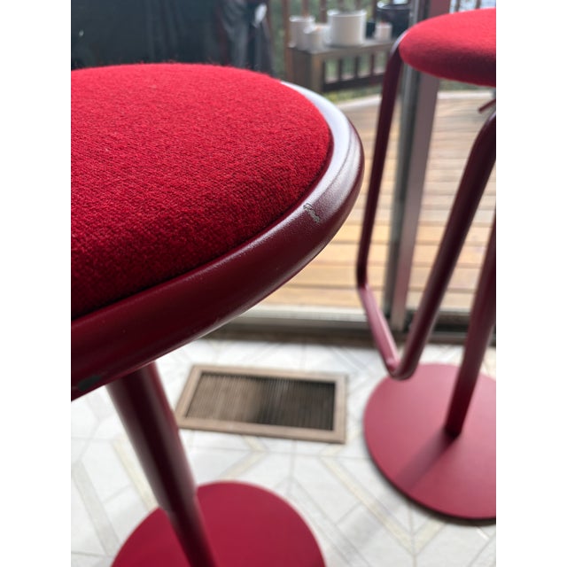 Crassevig “Otto” Height-Adjustable Bar Stools, Set of 3 — Mario Ferrarini, Italy, 2015 For Sale - Image 9 of 10
