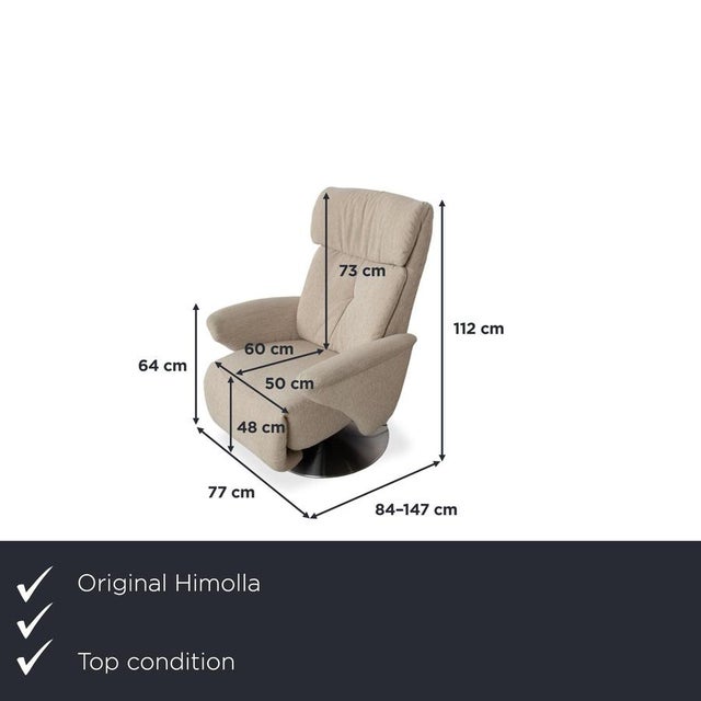 with this armchair from Himolla, you're bringing a true specialist in comfort and everyday support into your living room....