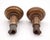 Pair of Antique Bronze Niles Chicago Passage Door Knobs For Sale - Image 4 of 4