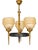 Mid-Century Modern Glass Chandelier, 1960s For Sale