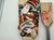 1900 - 1909 Vintage Japanese Hagoita Paddle Set 24” & 14.5” Kabuki Geisha Textile Hanetsuki For Sale - Image 5 of 6