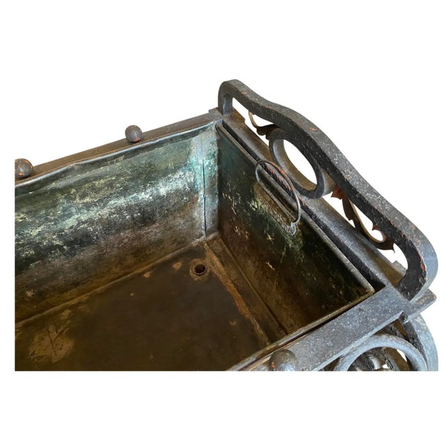 Black 19th Century French Jardiniere For Sale - Image 8 of 10