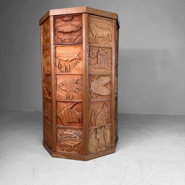 Japanese Wooden Plant Stand, 1996 For Sale - Image 12 of 18