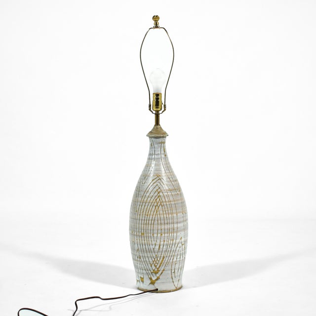 Ceramic Design Technics Style Ceramic Lamp For Sale - Image 7 of 7