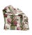 Late 19th Century Vintage Custom Floral and Stripes Chintz Sofa For Sale - Image 5 of 13