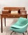 Brown 1980s Compact Writing Desk, Lane Furniture For Sale - Image 8 of 10