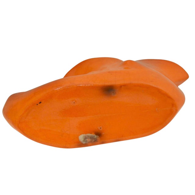 Mid 20th Century Midcentury Ceramic Elf Boot For Sale - Image 5 of 6