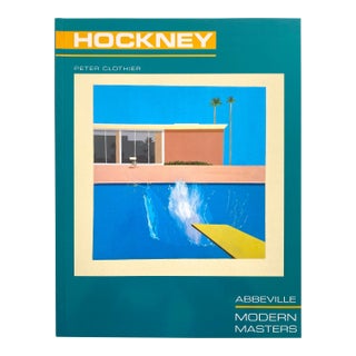 David Hockney Vintage 1995 First Edition Modern Masters Pop Art Book For Sale