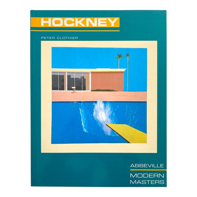 David Hockney Vintage 1995 First Edition Modern Masters Pop Art Book For Sale