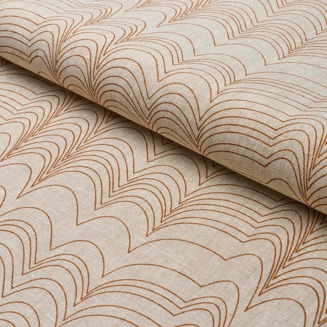 Schumacher SAMPLE - Schumacher X Studio Bon Richter Fabric In Neutral For Sale - Image 4 of 4