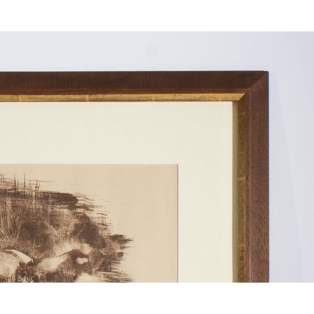 Late 20th Century Lithograph of a Bull John Chin Young For Sale - Image 5 of 8