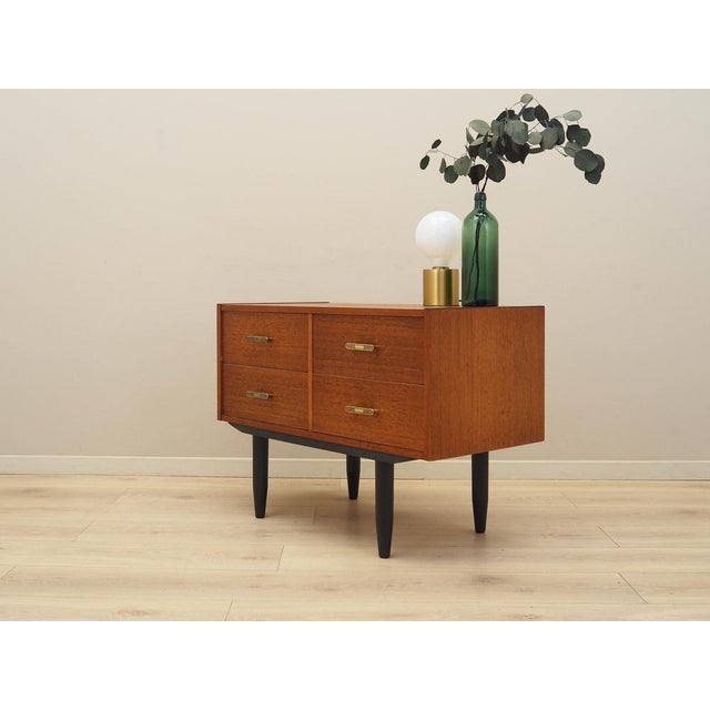 Vintage Danish Teak Chest of Drawers, 1970s For Sale - Image 3 of 8