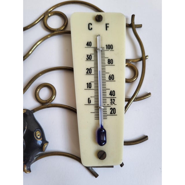 Mid-Century Modern Wall Thermometer by Walter Bosse for Herta Baller, 1950s For Sale - Image 6 of 8