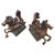 Mythological Sculptures Depicting Putti Riding Seahorses, 1950, Bronze, Set of 2 For Sale - Image 11 of 11