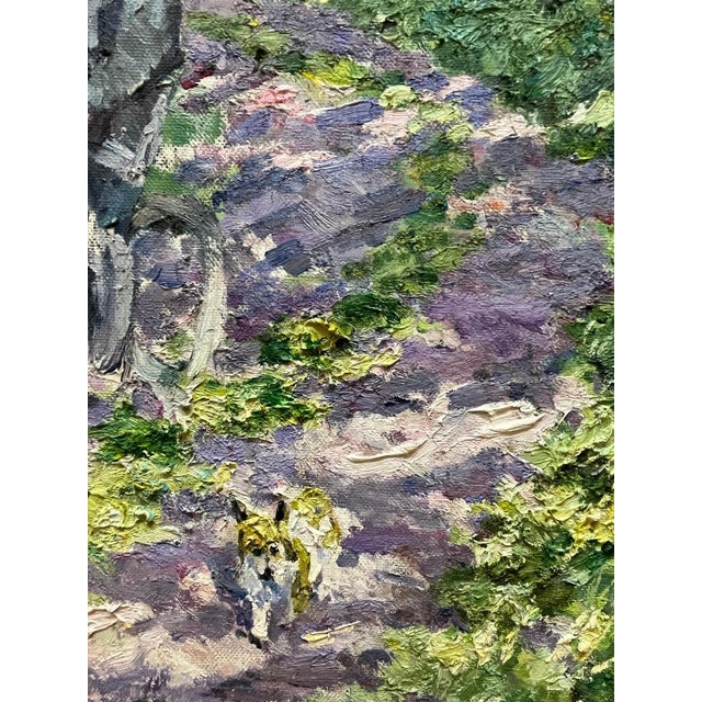 Georgij Moroz, Summer Bicycle in Countryside, 2004, Oil on Canvas For Sale - Image 4 of 8