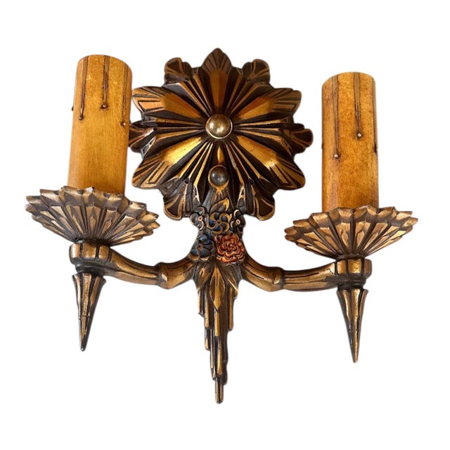 These are fabulous sconces which can go in any room of your home. They would be great on a stone, wood or wall papered...